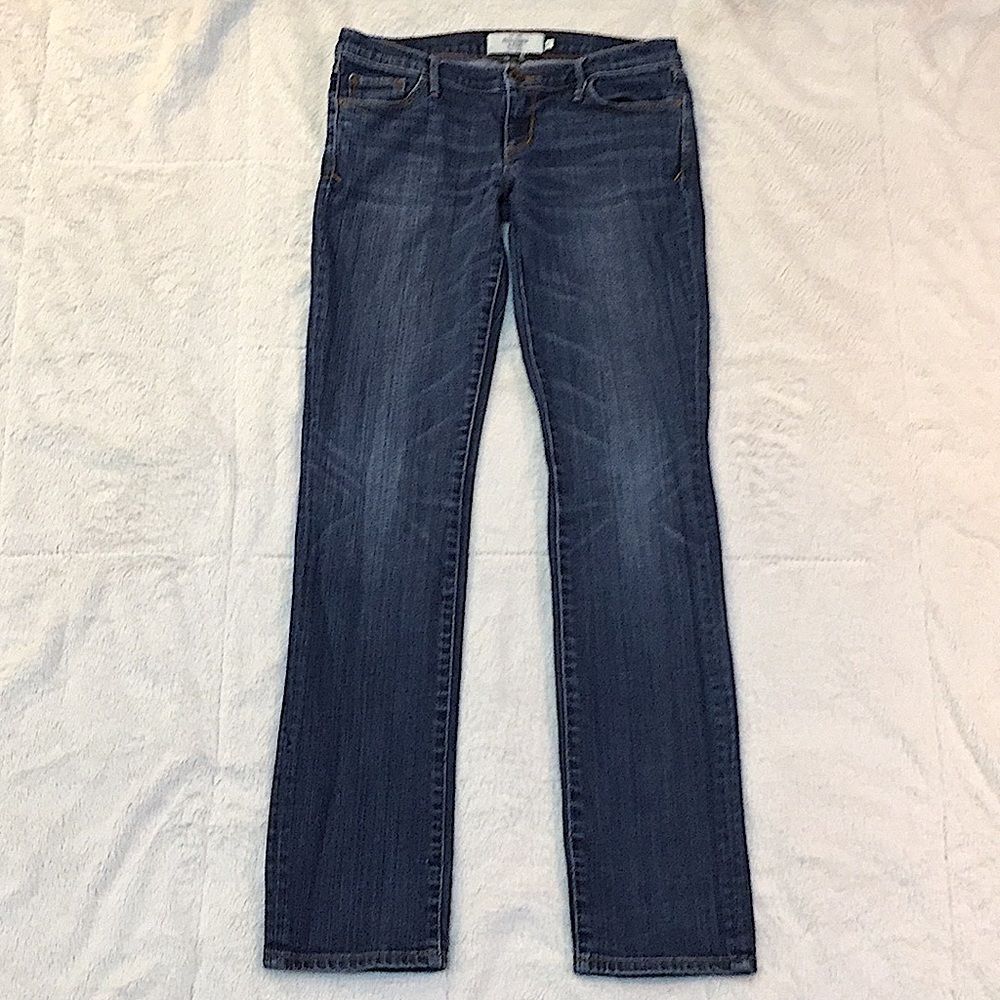 Abercrombie & Fitch Stretch Jean Lowrise Straight Leg Medium Wash - Picture 3 of 10